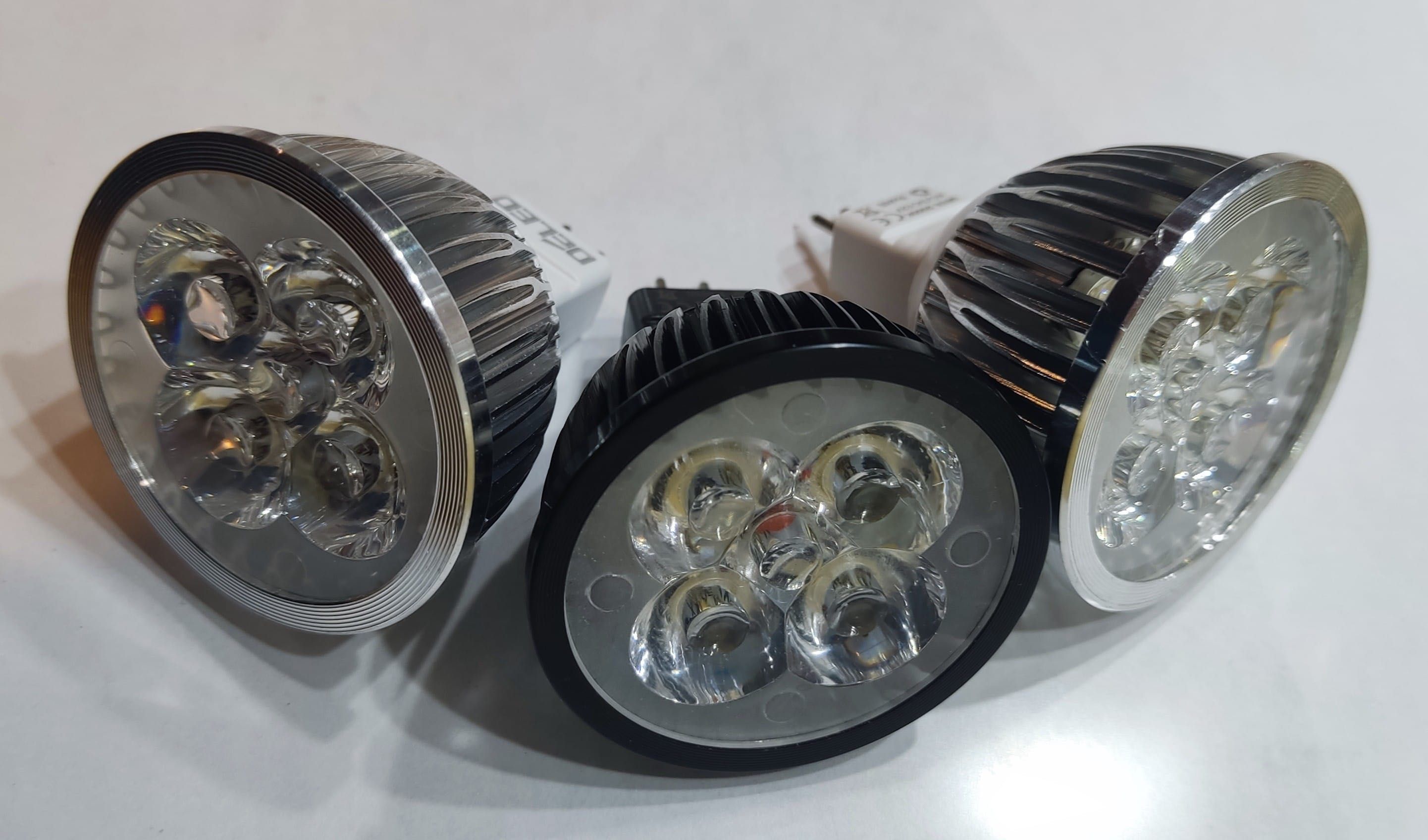Lâmpadas LED GU10, GU5.3, E27 e E14