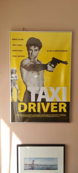 Poster com Moldura Taxi Driver Roberto de Niro