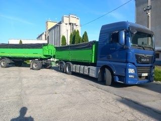 MAN TGX 26.460 z przyczepą.