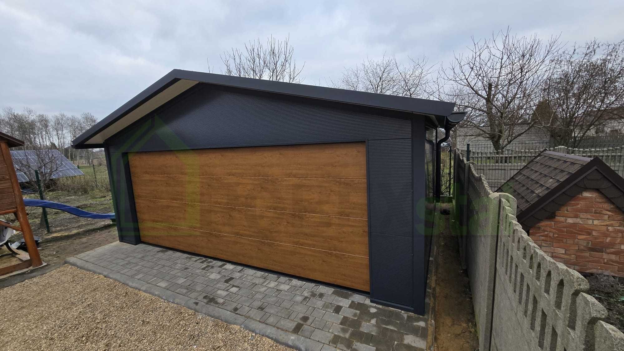 Garaż ocieplany z płyty warstwowej 6.3x5.5 do 35m2 MONTAŻ CAŁY KRAJ