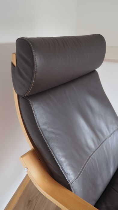 Poltrona ikea - almofada em pele