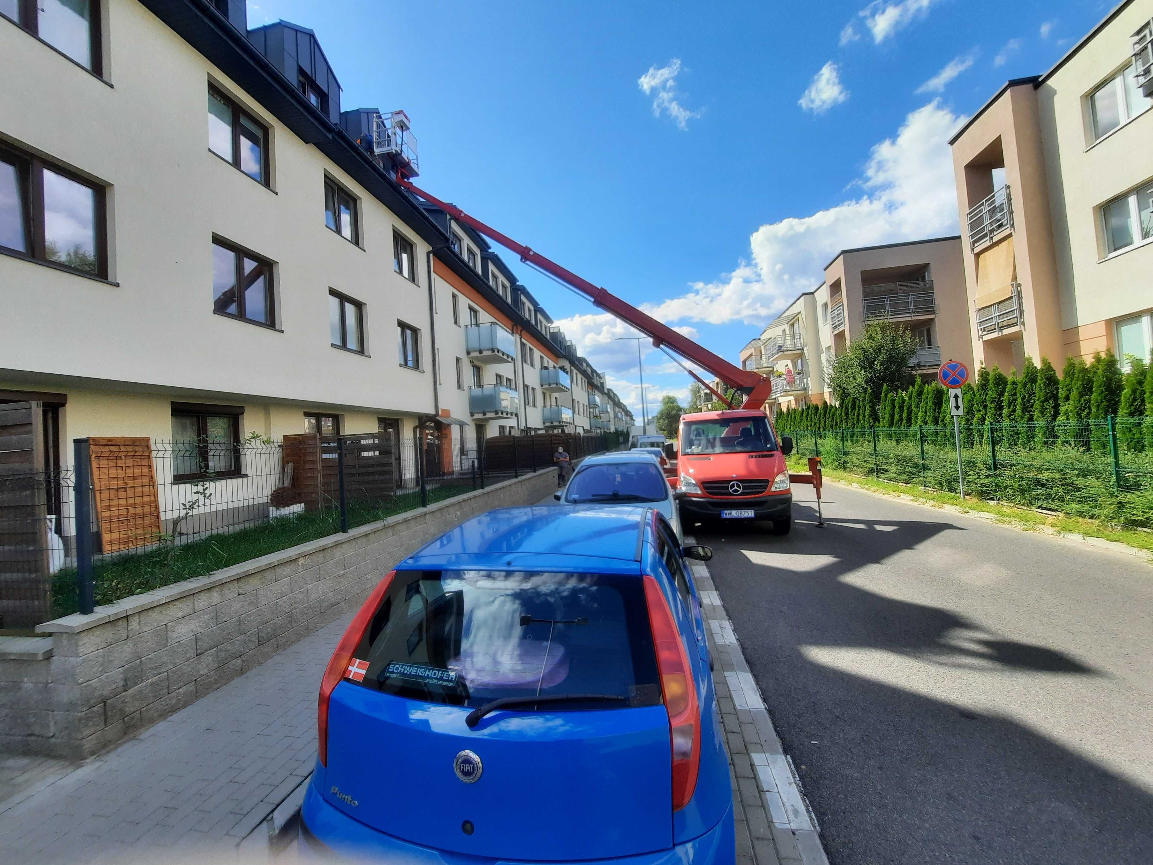 Podnośnik koszowy Łomianki, zwyżka, dźwig