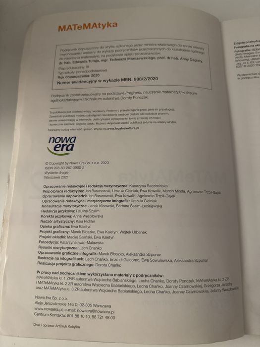 MATeMAtyka 2 - zakres rozszerzony