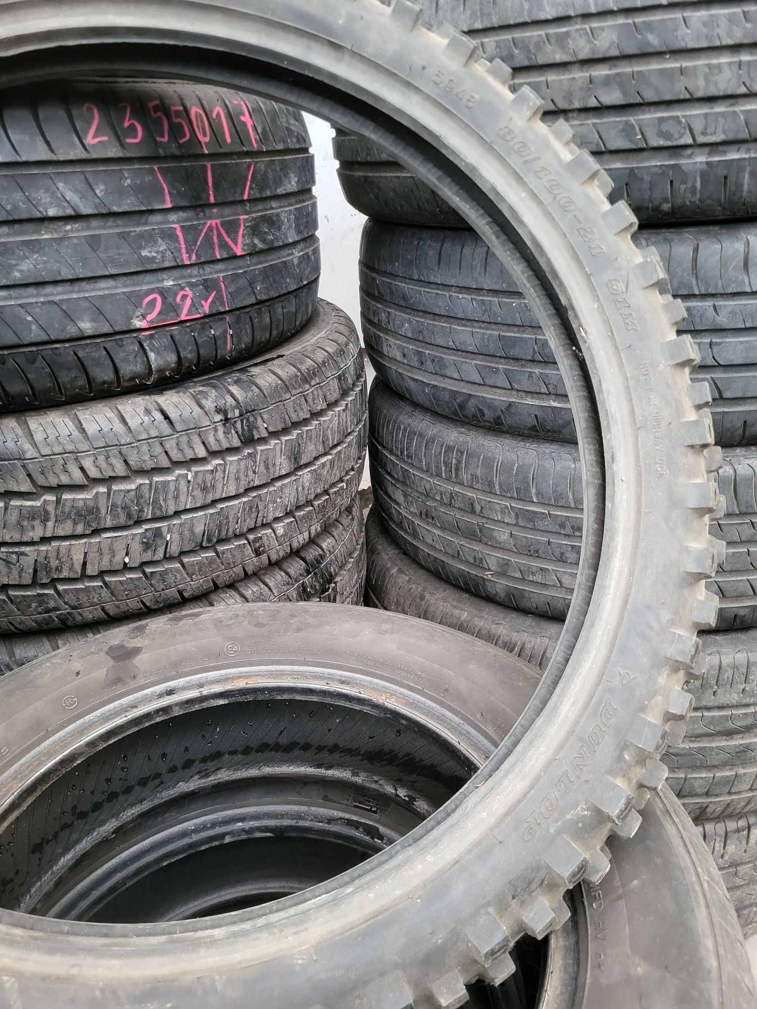 Dunlop 80/100-21 Enduro /// 11mm!!! Sports D742FA cross