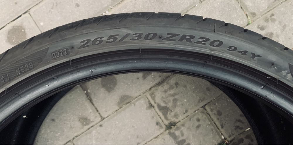 Opony letnie Pirelli Pzero 265/30/20 rok 2022 jak nowe