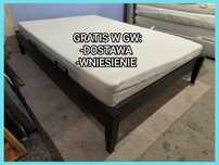 Łóżko 140x200 IKEA Fluberg + materac BODYGUARD NIEMIECKI 2w1 H4 i H3