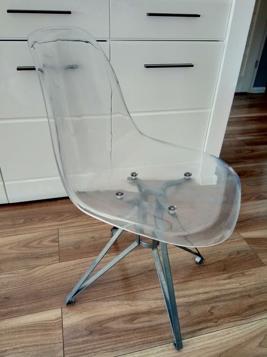 krzesło transparentne ,poliwęglan wodoodporne tarasowe