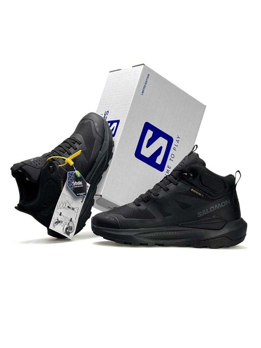 Зимове взуття Salomon Elixir Activ Fur All Black Gore-Tex (Саломон)