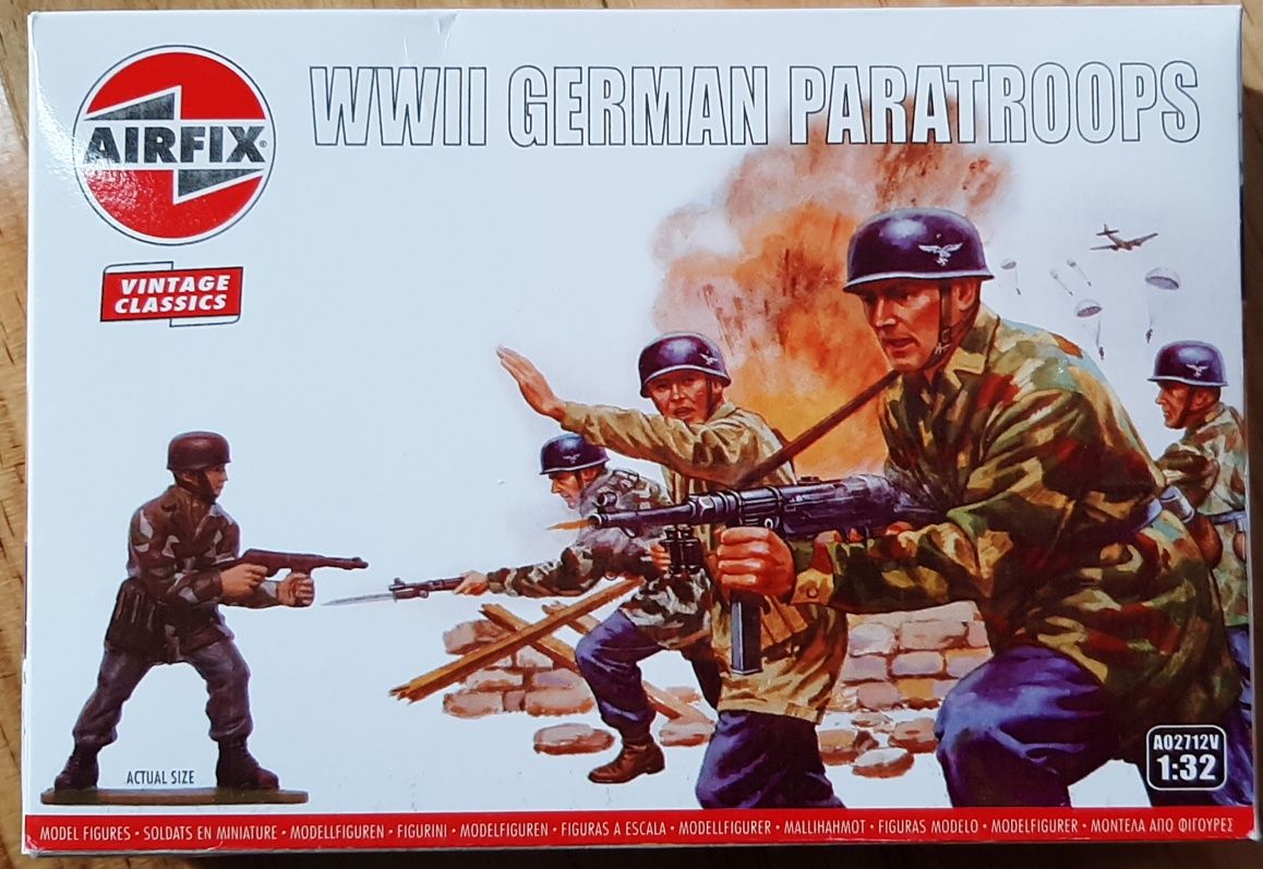 Airfix WWII German paratroops 1:32