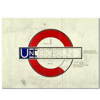 Underground, plakat vintage 70x50