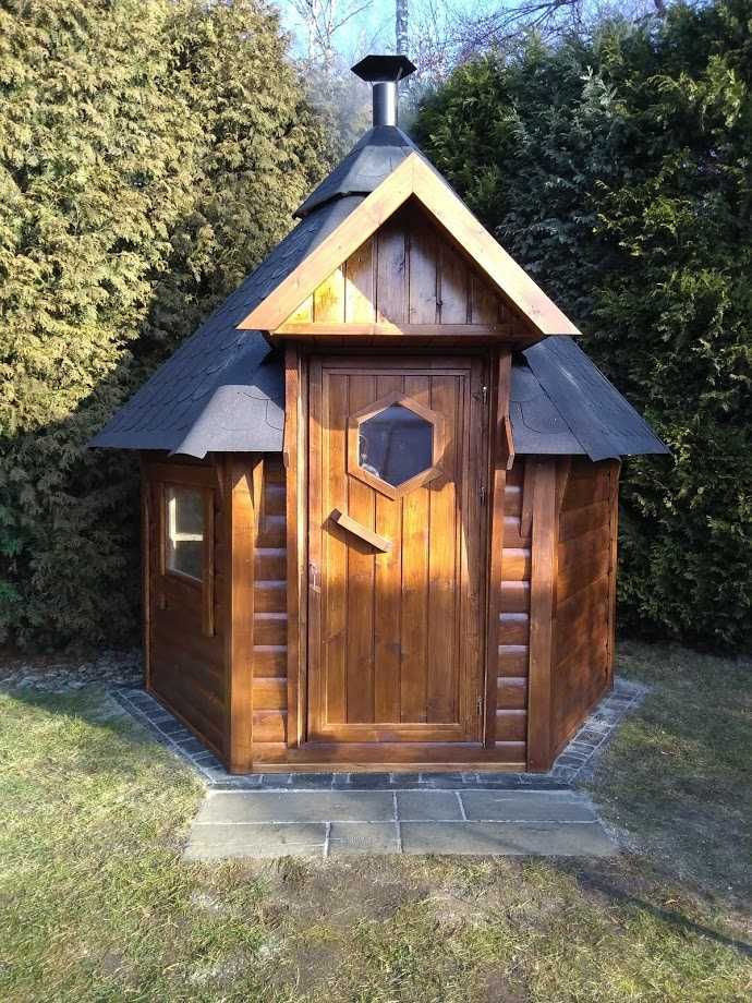 Sauna Fińska Ruska Bania Sauna Ogrodowa 4,5 M2