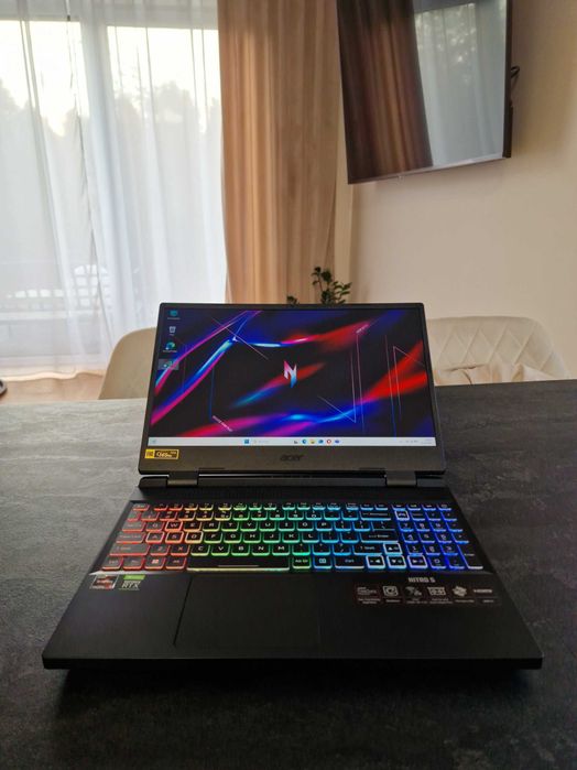 Acer Nitro 5 15,6" 165Hz Ryzen 5/16GB RAM/RTX 3060 TGP 140W/512SSD