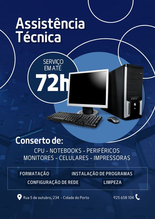 Computador  instalação