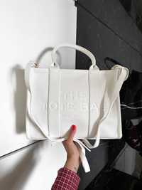 Torebka Marc Jacobs tote bag white medium