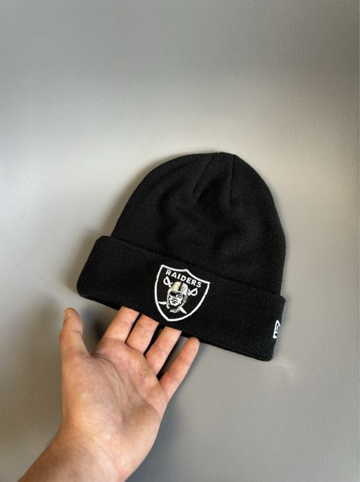 Черная шапка New Era Raiders мужская (оригинал)