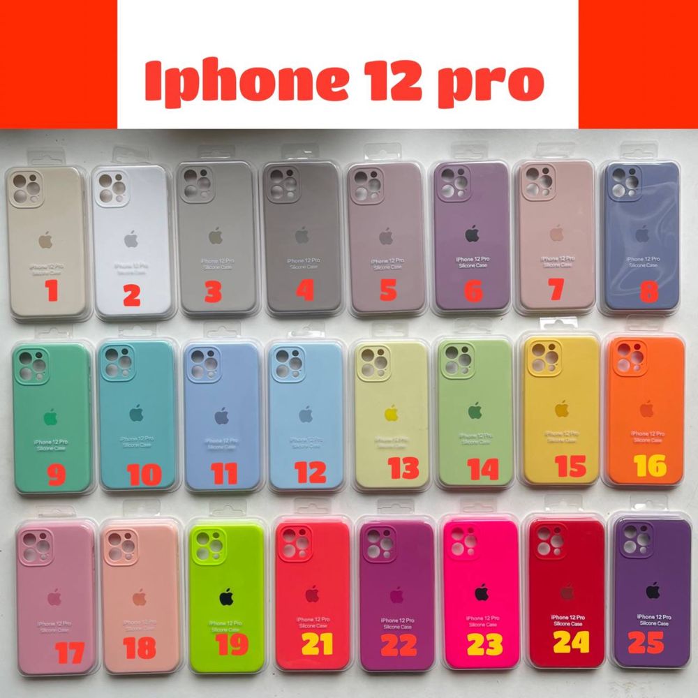 Чехол на айфон 12 12 pro 12 pro max silicon case