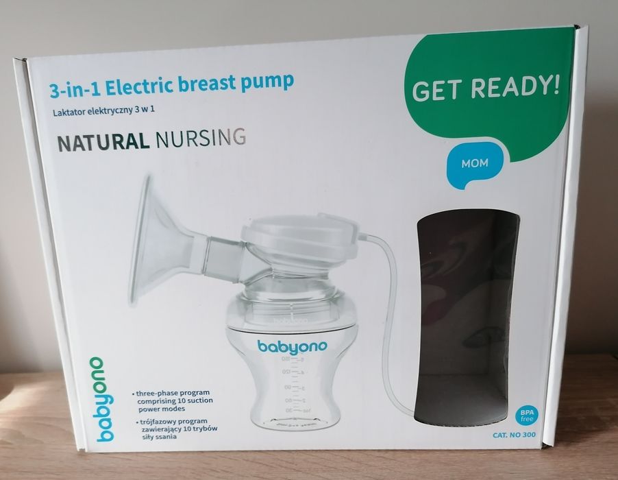 Laktator Elektryczny BabyOno 3w1 Natural Nursing