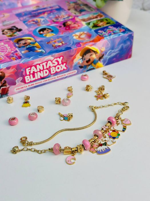 Адвент календар для дівчаток,набір для творчості, створення прикрас