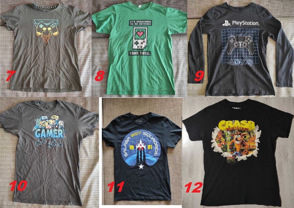 Футболка мерч по іграм Супер Маріо Шрьодінгер Пакман Зельда