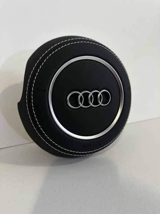 Кришка airbag руля audi a3 a4 a5 q3 q5 a6 a7 a подушки керма ауди кожа