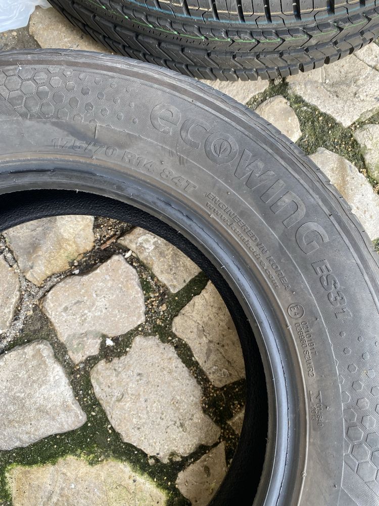 Pneus Kumho praticamente novos 175/70R14