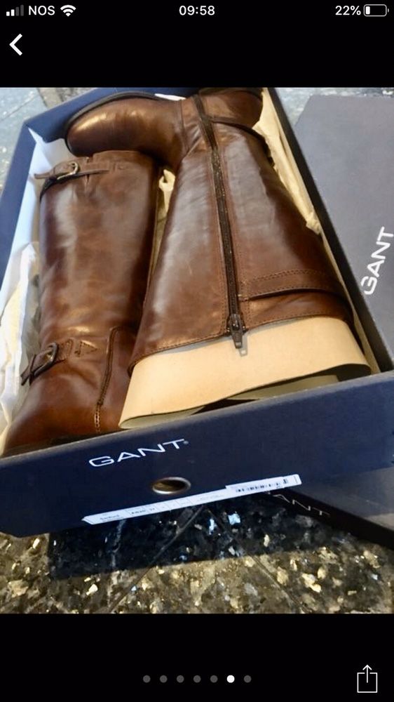 Gant botas Originais Novas em caixa, nunca usadas.Valor não negociavel