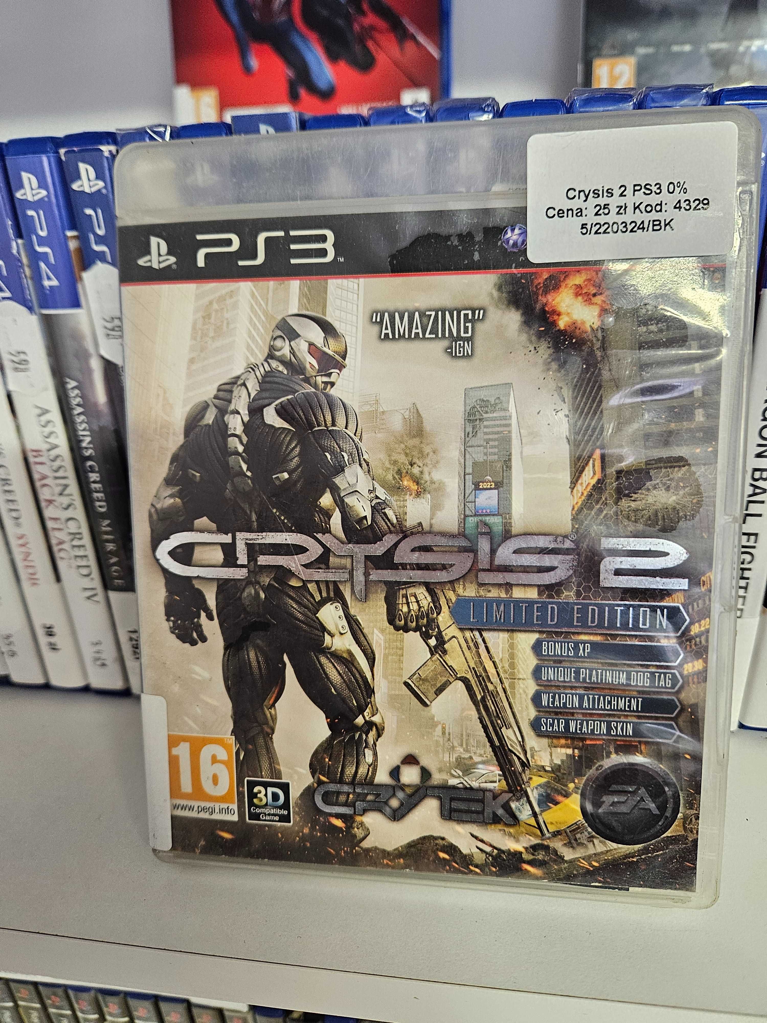 Gra Crysis 2 PS3 As Game & GSM 4329