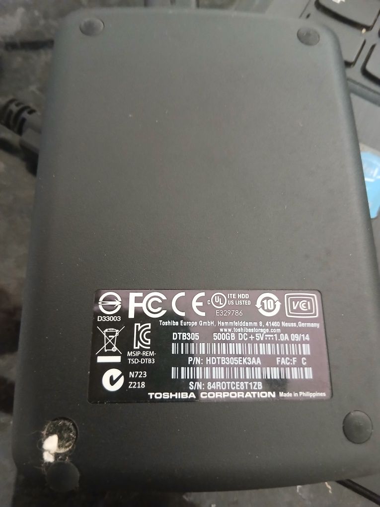 Disco externo Toshiba