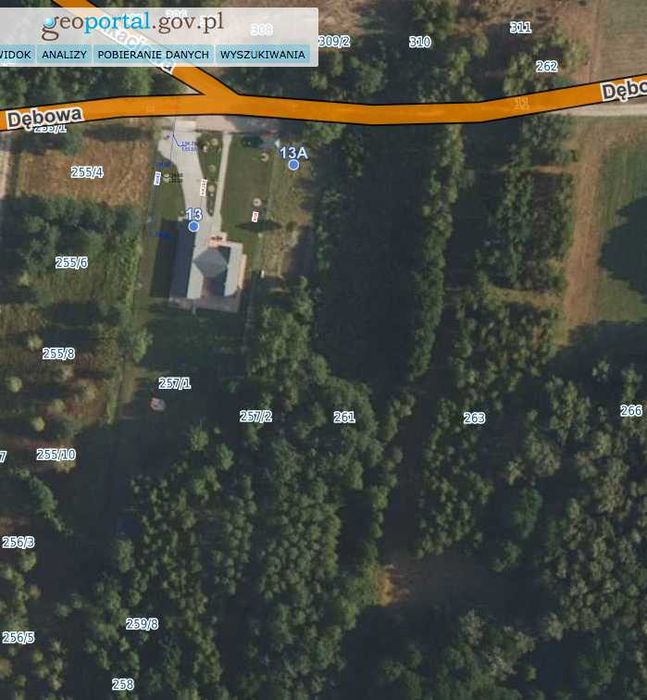 Zamienie Działka 6000 m2 MPZP