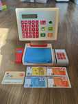 Drewniana kasa elektroniczna