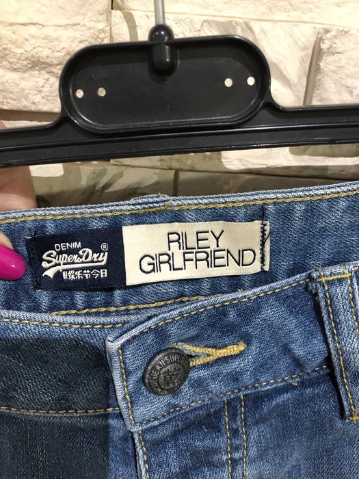 Spodnie jeans  dżinsowe  Superdry W26 L32 rozmiar 34