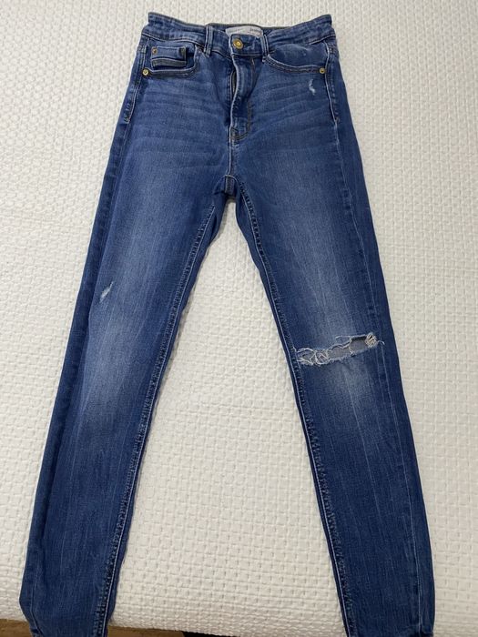 Calcas de ganga de cinta subida