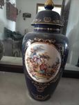 Vaso decorativo com tampa – estilo clássico