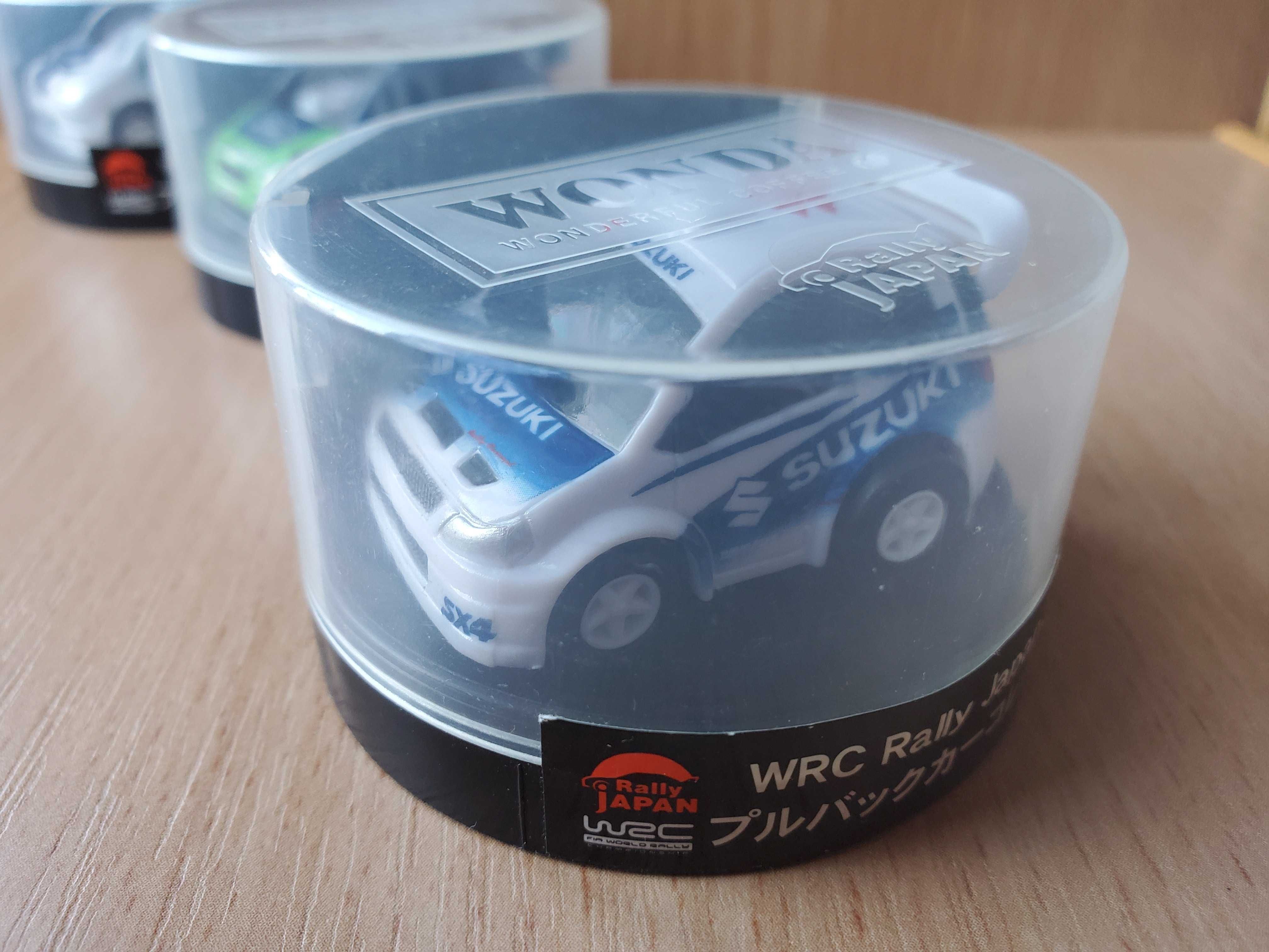 Choro-Q mini cars ASAHI Wanda WRC Rally Japan ford suzuki