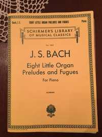J.S Bach nuty na fortepian (klawesyn)