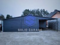 Garaż blaszany 9x5m magazyn na narzędzia schowek domek ogrodowy (10x6)