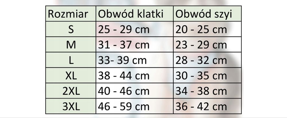 Szelki dla kota malego psa M