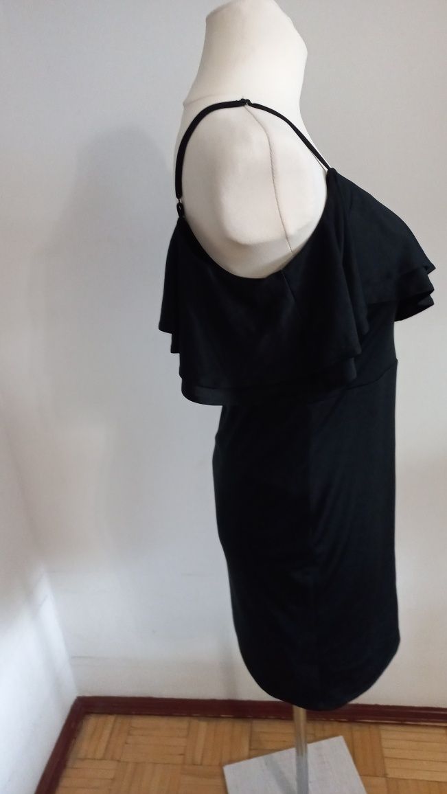 Letnia czarna sukienka M