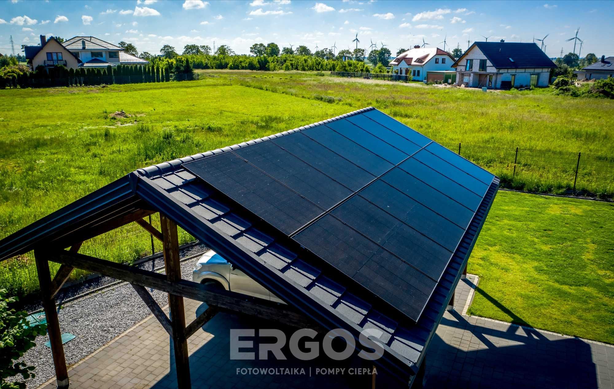 Instalacje fotowoltaiczne - dach, grunt, panele MONTAŻ+DOTACJE | ERGOS