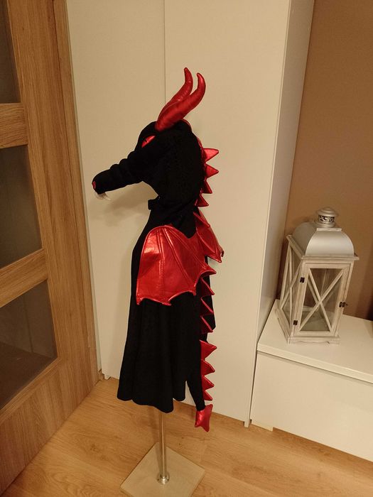 NOWY strój karnawałowy SMOKA DINOZAURA WAWELSKI kostium 98/116 (473)