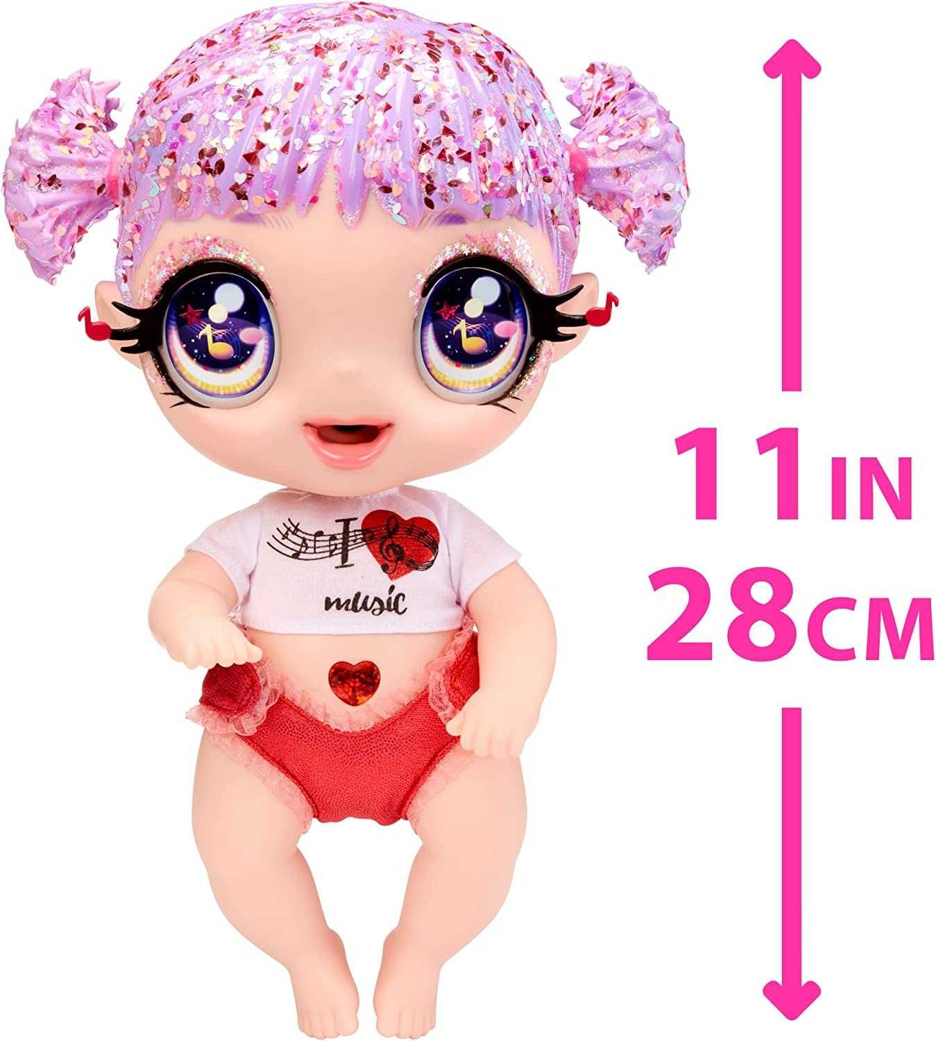 ОРИГИНАЛ! Кукла пупс Глиттер Бебис Мелодия Луна Мечта MGA Glitter