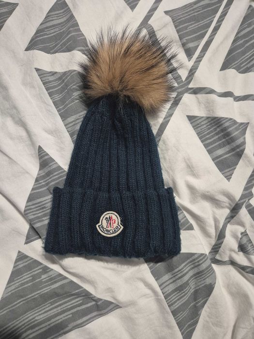 Czapka Moncler granatowa