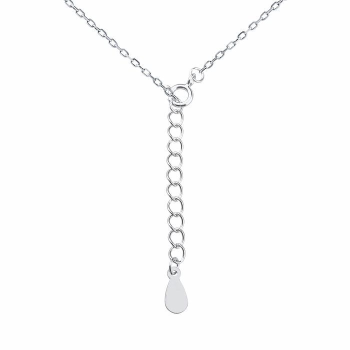 Rodowany Srebrny Naszyjnik Gwiazd Nieskończoność Infinity Z1107Nr_W