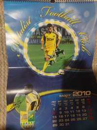 Плакат с автографами футбольной команди Металіст збірна 2010