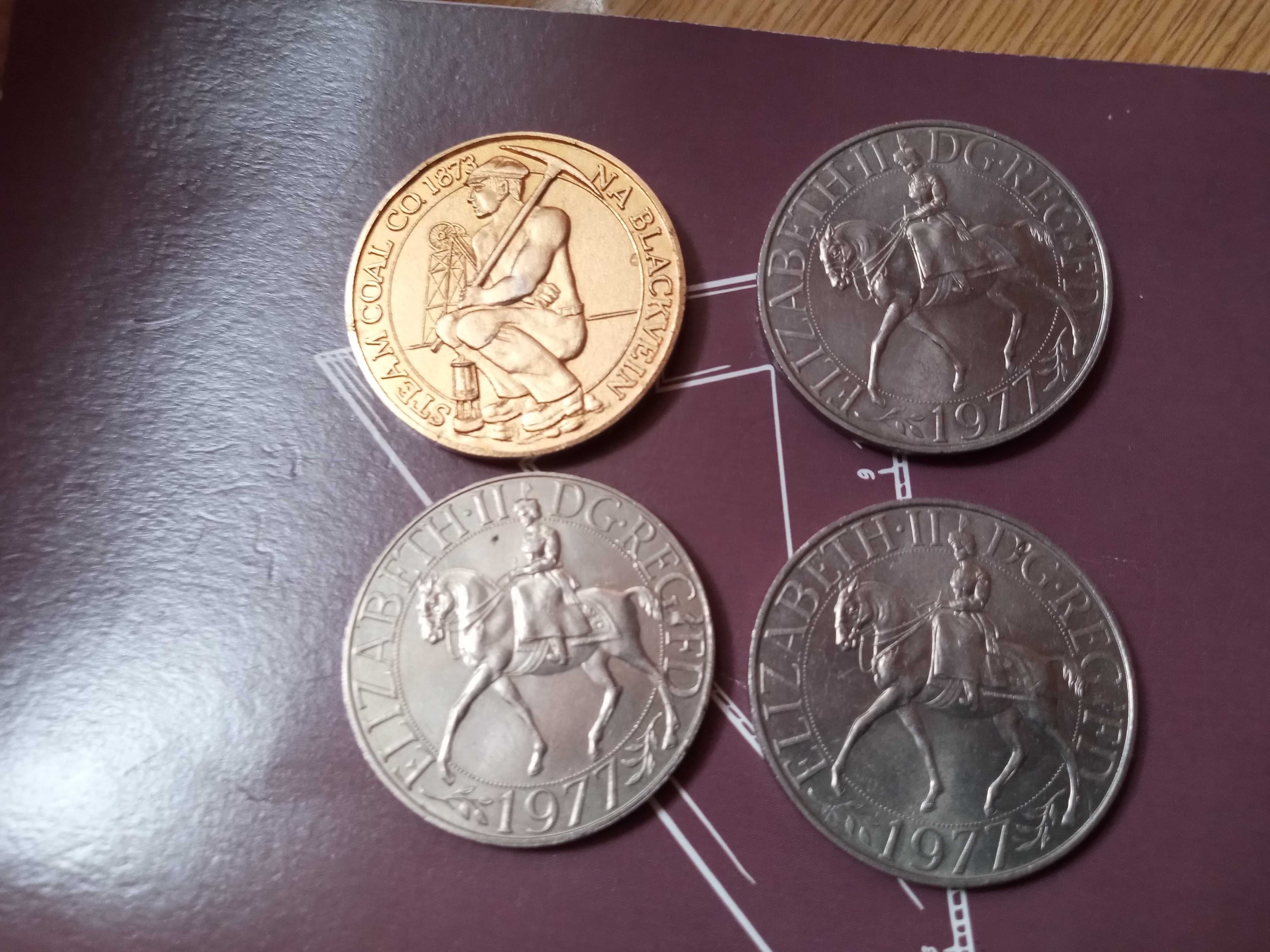 4 monety angielskie