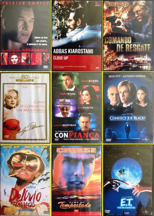 DVDs - Grandes Clássicos - Raros - Como Novos