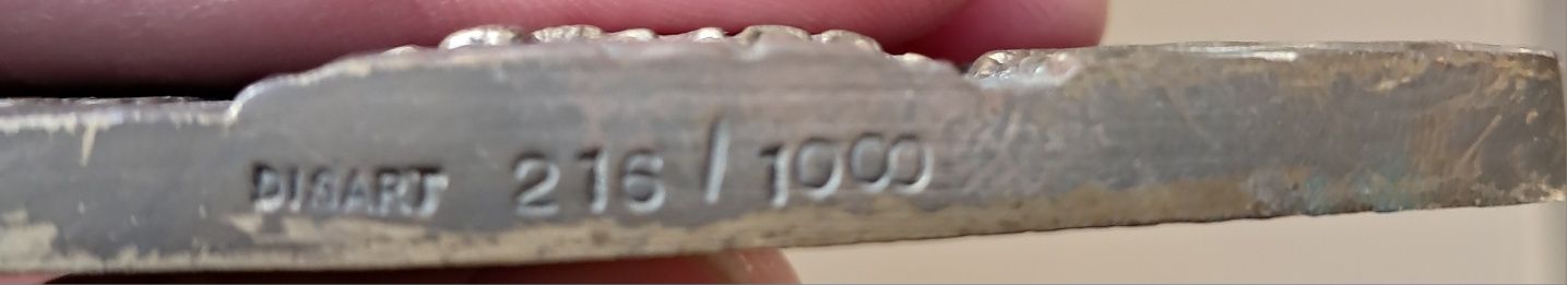 Medalhas 80 mm. 50 anos do Banco Pinto & Sottomayor.