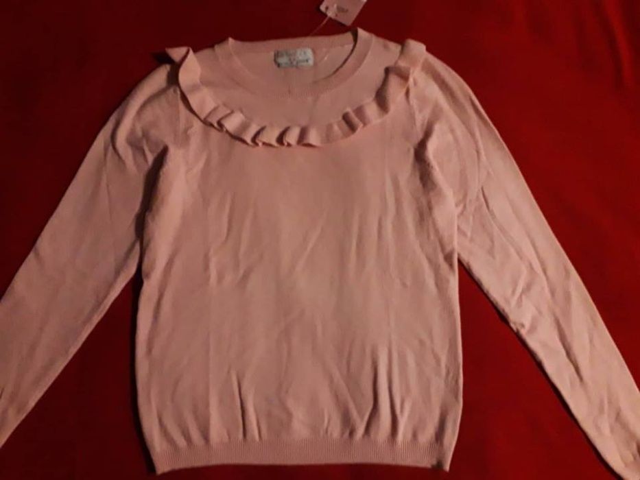 Кофта свитер пуловер цвета пудры alive
