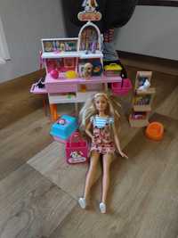 Barbie zestaw salon dla zwierząt