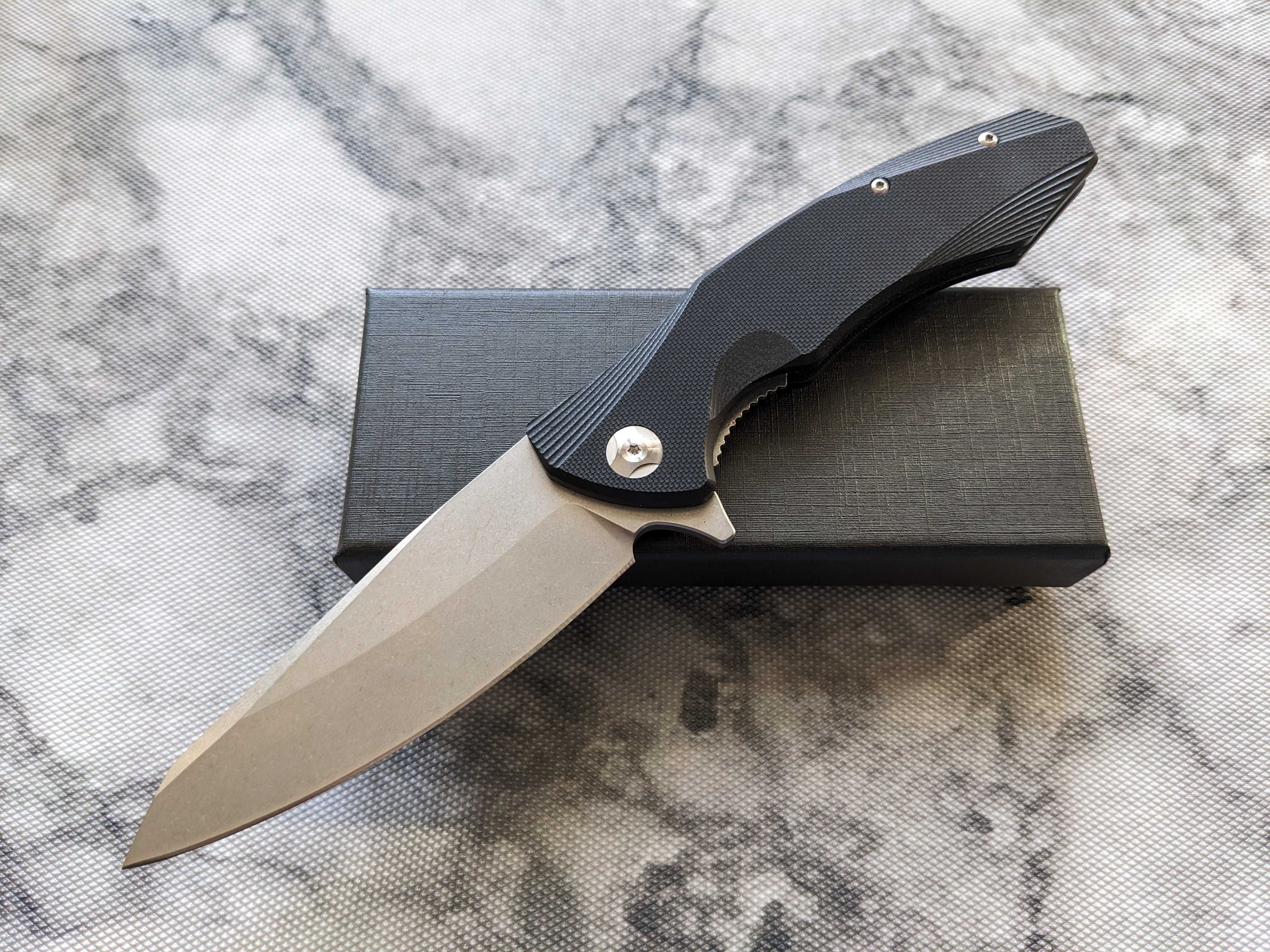 Нож FT220, клинок сталь D2 , G10 , Ніж складний, Фліппер, Складний ніж